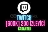 ⭐️[60DK] 200 TWİTCH İZLEYİCİ | KALİTELİ⭐️