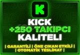 ⭐️[60DK] 250 KİCK İZLEYİCİ | KALİTELİ⭐️