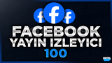 ⭐[60DK] FACEBOOK 100 CANLI YAYIN İZLENME⭐