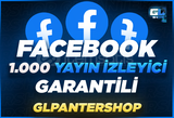 ⭐[60DK] FACEBOOK 1000 CANLI YAYIN İZLENME⭐