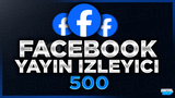 ⭐[60DK] FACEBOOK 500 CANLI YAYIN İZLENME⭐