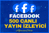 ⭐[60DK] Facebook 500 Canlı Yayın İzlenme⭐