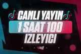 ⭐[60DK] Tiktok 100 Gerçek Canlı Yayın İzleyici