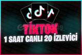 ⭐[60DK] TİKTOK 20 GERÇEK CANLI YAYIN İZLEYİCİ