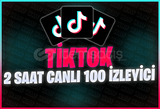 ⭐[120DK] TİKTOK 100 GERÇEK CANLI YAYIN İZLEYİCİ