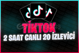 ⭐[120DK] TİKTOK 20 GERÇEK CANLI YAYIN İZLEYİCİ