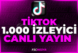 [60DK] TİKTOK 1000 CANLI YAYIN İZLEYİCİ