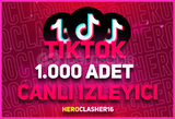 ⭐[60DK] TİKTOK 1000 GERÇEK CANLI İZLEYİCİ⭐