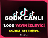 ⭐[60DK] TİKTOK 1000 GERÇEK CANLI YAYIN İZLEYİCİ