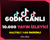 ⭐[60DK] TİKTOK 10000 GERÇEK CANLI YAYIN İZLEYİC