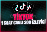 ⭐[60DK] TİKTOK 200 GERÇEK CANLI YAYIN İZLEYİCİ