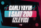 ⭐[60DK] Tiktok 200 Gerçek Canlı Yayın İzleyici