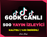 ⭐[60DK] TİKTOK 500 GERÇEK CANLI YAYIN İZLEYİCİ⭐