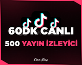 ⭐[60DK] TİKTOK 500 GERÇEK CANLI YAYIN İZLEYİCİ⭐