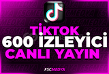 [60DK] TİKTOK 600 CANLI YAYIN İZLEYİCİ