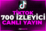 [60DK] TİKTOK 700 CANLI YAYIN İZLEYİCİ