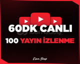 ⭐[60DK] YOUTUBE 100 CANLI YAZIN İZLEYİCİ⭐