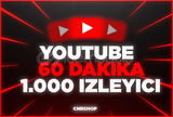 ⭐[60DK] YOUTUBE 1000 CANLI YAYIN İZLEYİCİ