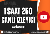 ⭐[60DK] YOUTUBE 250 CANLI YAYIN İZLEYİCİ⭐