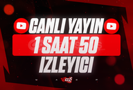 ⭐[60DK] Youtube 50 Canlı Yayın İzleyici