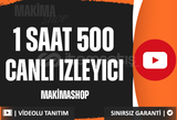 ⭐[60DK] YOUTUBE 500 CANLI YAYIN İZLEYİCİ⭐