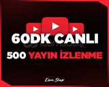 ⭐[60DK] YOUTUBE 500 CANLI YAZIN İZLEYİCİ⭐