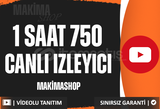 ⭐[60DK] YOUTUBE 750 CANLI YAYIN İZLEYİCİ⭐