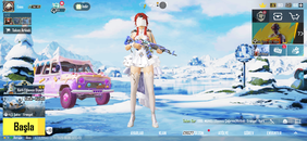 61 SEVİYE Buz Diyarı M416 2 Seviye 26 Destansı 