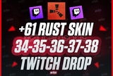 61 Skin | Round 34-35-36-37-38 Twitch Drop