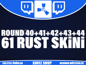 ✅61 Skin✨Round 40+41+42+43+44✨Twitch Drop✅