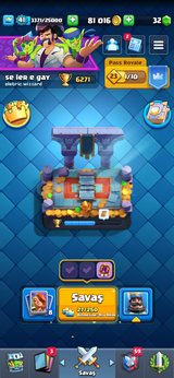 ⭐️ 6271 Kupa ⭐️ 115 Kart ⭐️ 3 Evrim ⭐️