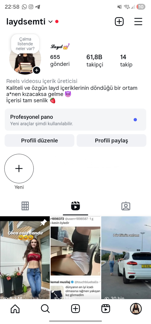 62k takipçili keşfeti açık sayfa 62k takipçili keşfeti açık sayfa