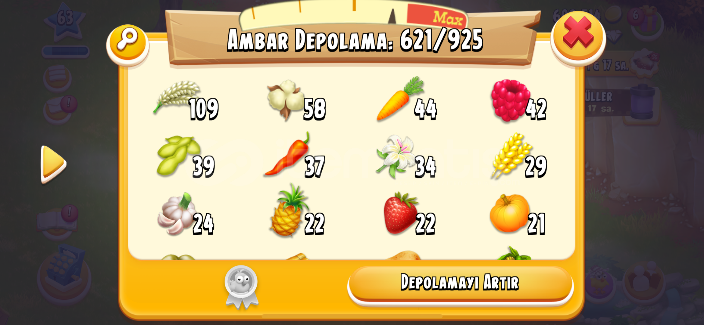 63 LEVEL 975 AĞIL 925 AMBAR  63 LEVEL 975 AĞIL 925 AMBAR