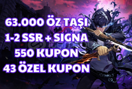 63.000 Öz Taşı + 1-2 SSR + Signa