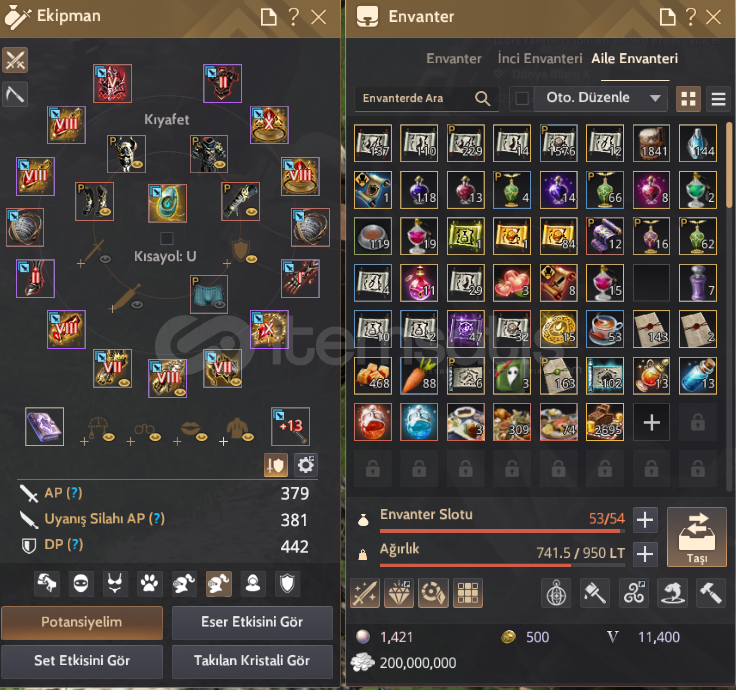 64 Lv 822 Gs 60 T Nakit Full P2W  64 Lv 822 Gs 60 T Nakit Full P2W