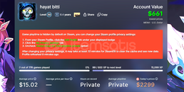 660 DOLAR DEĞERİNDE 177 OYUNLU 50 LEVEL HESAP