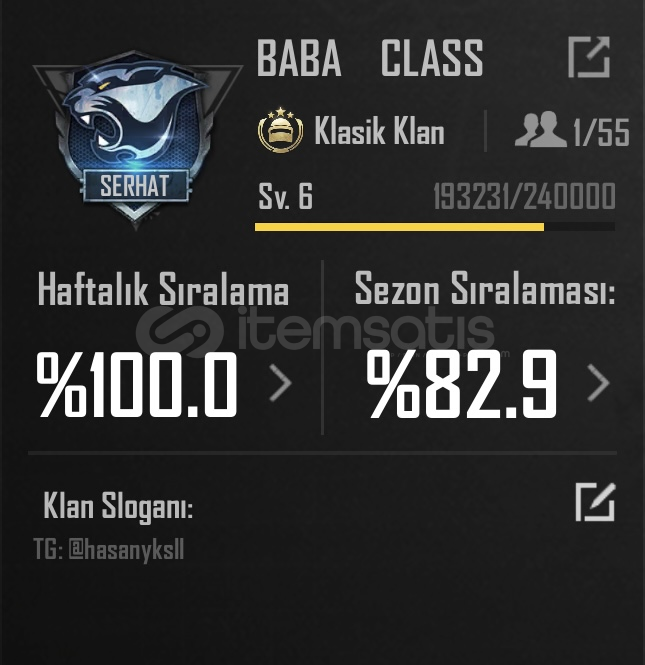 6.7 SV KLAN HIZLI TESLİMAT 6.7 SV KLAN HIZLI TESLİMAT