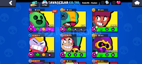 68 karakterli Efsane Brawl stars hesabı