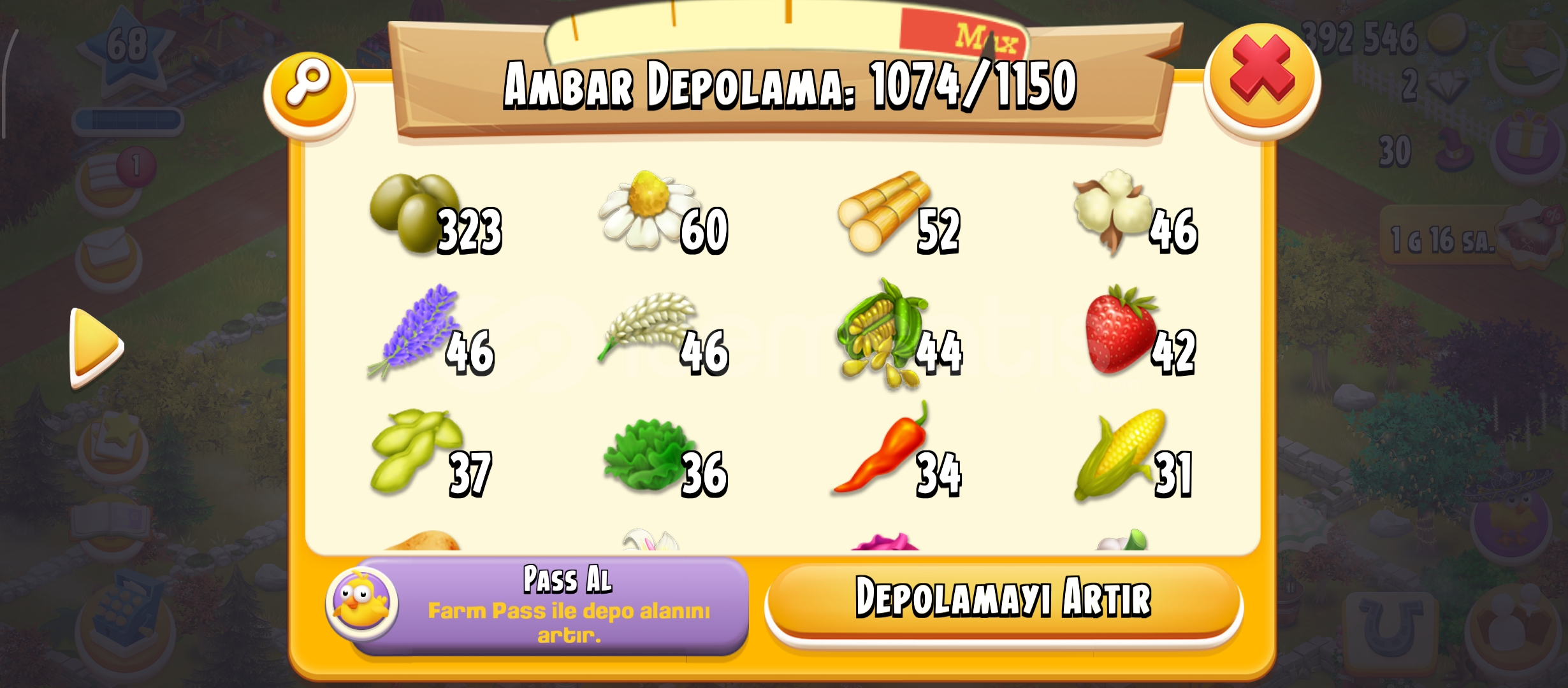 ⭐68 LVL FULL EMEK HESAP⭐EK OLARAK 2500 AĞIL⭐ ⭐68 LVL FULL EMEK HESAP⭐EK OLARAK 2500 AĞIL⭐