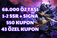 68.000 Öz Taşı + 1-2 SSR + Signa