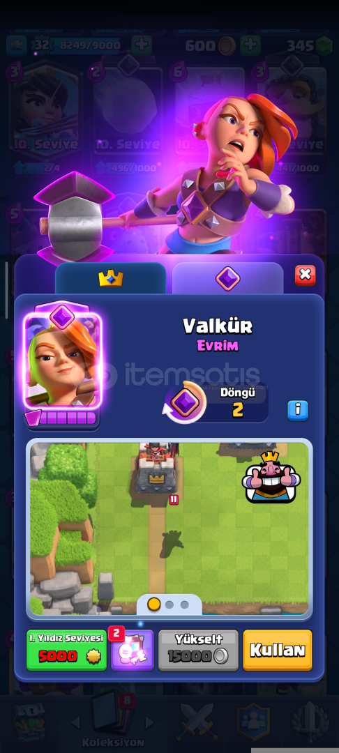 6K 33 level 5 evrimli clash royale  6K 33 level 5 evrimli clash royale
