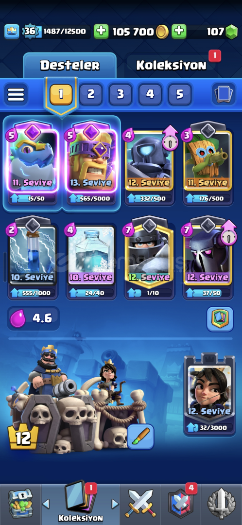 6K+ CLASH ROYALE HESABI 5 EVRİMLİ HESAP 6K+ CLASH ROYALE HESABI 5 EVRİMLİ HESAP