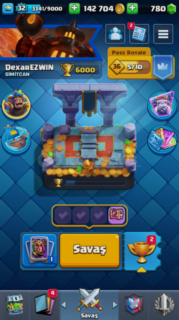 ⭐6K Kupa 4 Evrimli temiz hesap ⭐6K Kupa 4 Evrimli temiz hesap