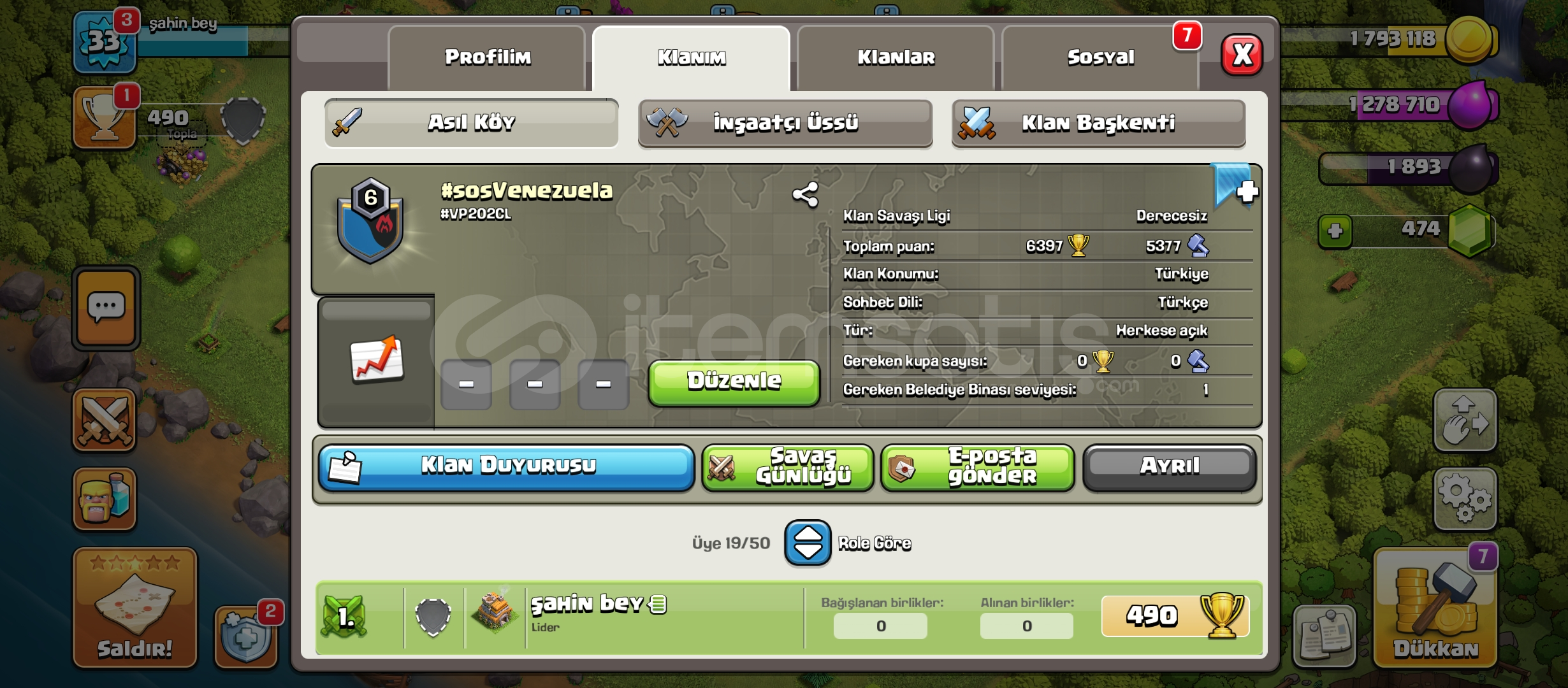 6lvl klan satilik 6lvl klan satilik
