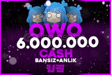 6M Owo Cash ( BANSIZ +OTOMATİK TESLİMAT )