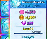 6x Diamond Hexarium