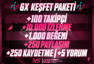 ⭐6X [GARANTİLİ] TİKTOK KEŞFET PAKETİ⭐