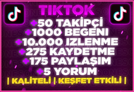 ⭐6X [GARANTİLİ] TİKTOK KEŞFET PAKETİ ORANTILI⭐