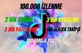 ✨6X MEGA TIKTOK KEŞFET ETKİLİ PAKET ✨