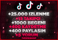[6x ORTA PAKET ] TIKTOK KEŞFET PAKETİ